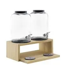 Dispensador Bebidas Madera Valo 7 L. Doble