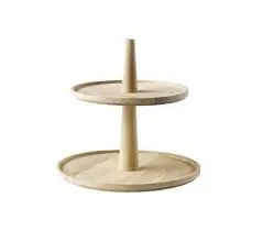Expositor Buffet Madera Valo 2 Alturas 30X28Cm.