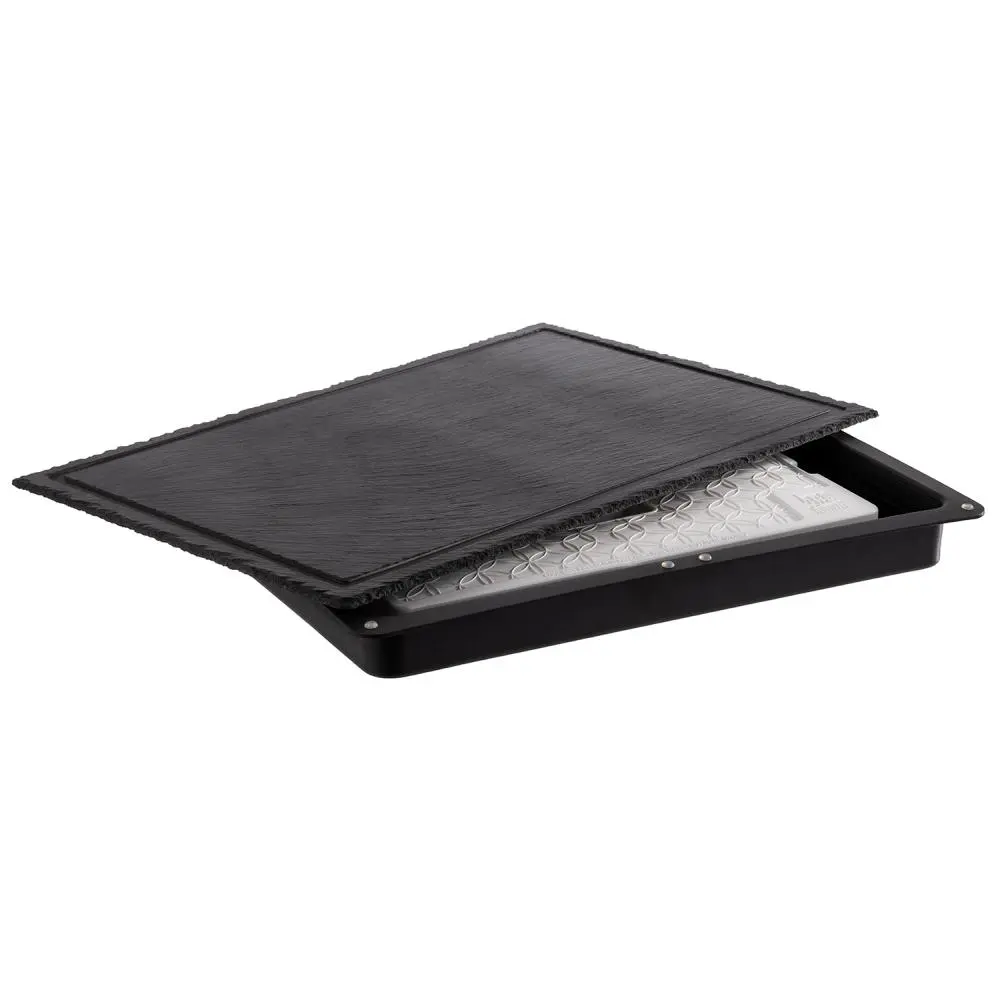 Expositor Buffet Refrigerado Negro 58X38X6,5 Cm.