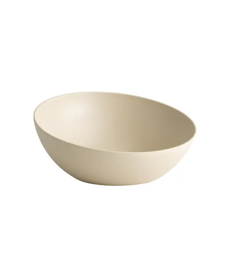 ZZ26 Ensaladera Aluminio Frostfire Beige 32,5X8 / 14 Cm.