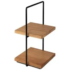 Soporte Buffet Madera 2 Alturas 23X20X40,5 Cm.
