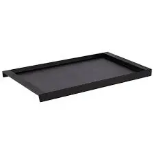 Base Para Tabla Pan Melamina Negra 67X38X4 Cm.