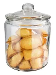 Tarro Classic Cristal Con Tapa 18X26 Cm.