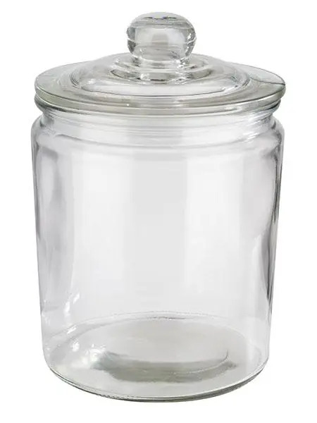 Tarro Classic Cristal Con Tapa 20X30 Cm.