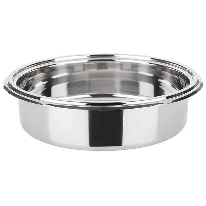 Cubeta Inox. Chaffing Dish Inox. Redonda 30,5X8 Cm.