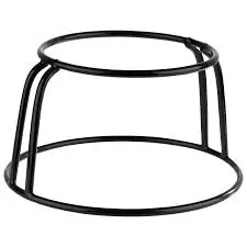 Pedestal Buffet Metalico Negro 30,5/23X17 Cm.