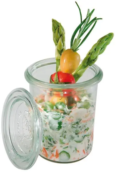 Tarro Weck Con Tapa 6X8 Cm. 16 Cl. Pack 12 Unidades