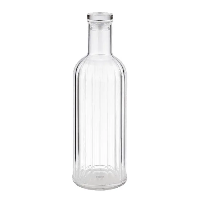 Botella Stripes Ms. Plastico Verde 1 L.