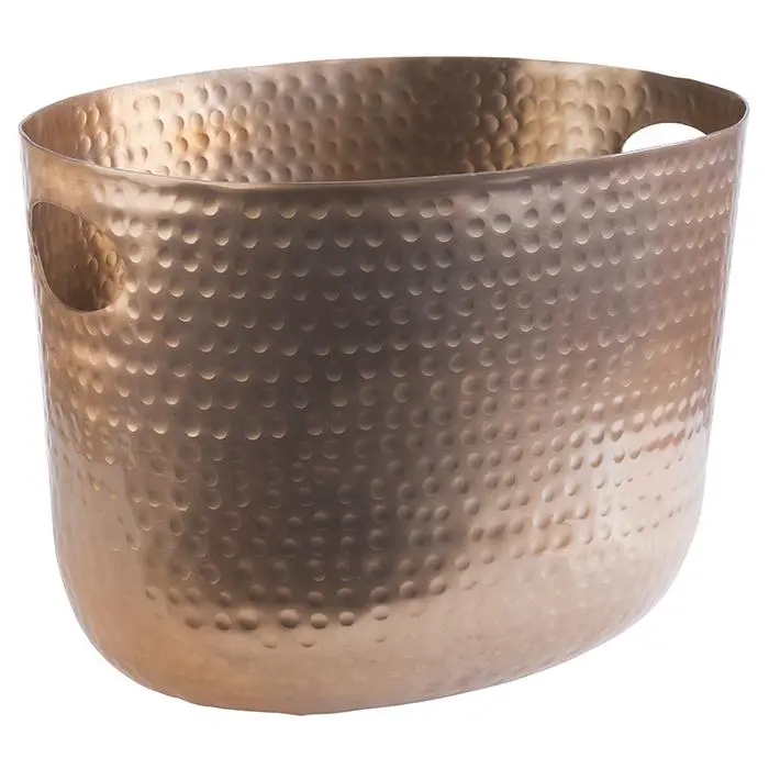 Champanera Oval Cobre 30X23,5X23 Cm. 7 L.