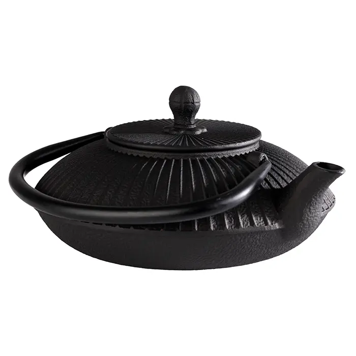 Tetera Fundicion Asia Negra 19,5X18X15 Cm.