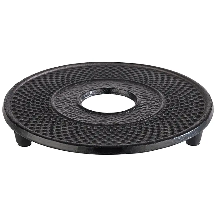 Soporte Tetera Fundicion Asia Negro 13,5 Cm.
