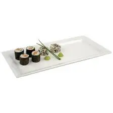 Fuente Pure Melamina Blanca 35.5X18 Cm.