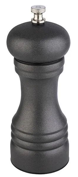 Molinillo Sal Inox. Gunmetal 15,5X6 Cm.