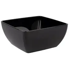 Ensaladera Melamina Friendly Negro 25X25X12 Cm.