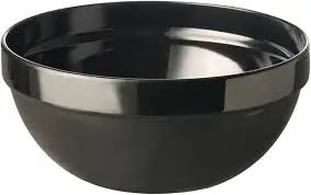 Bol Apilable Melamina Friendly Negro 6,5 Cm.