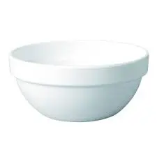 Bol Apilable Melamina Friendly Blanco 14X6,5 Cm.