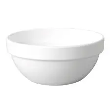 Ensaladera Apilable Melamina Friendly Blanca 20 Cm.