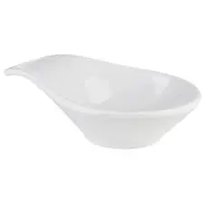 Bol Degustacion Melamina Friendly Blanco 11,5X7,5X3 Cm.