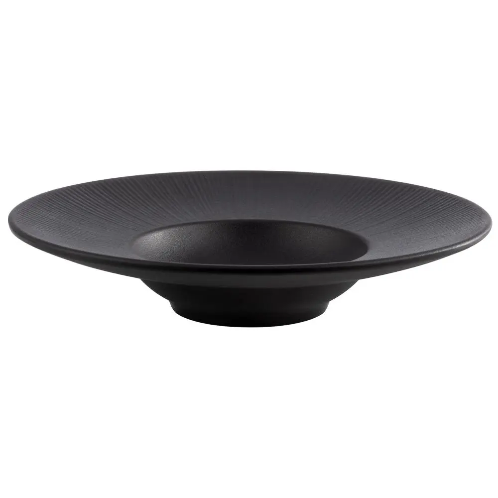 Plato Pasta Nero Melamina 29X6 Cm.