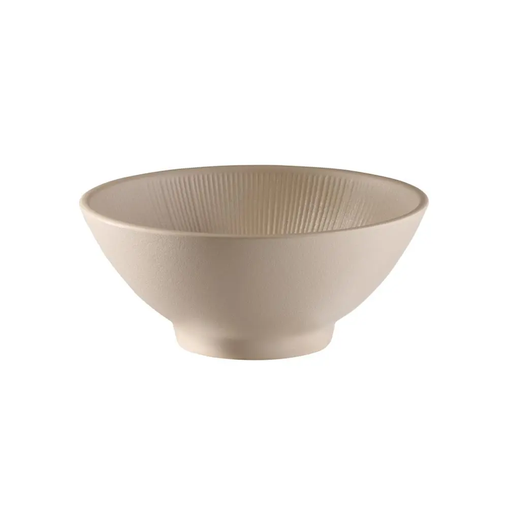 Bol Nero Melamina Beige 19X8 Cm.