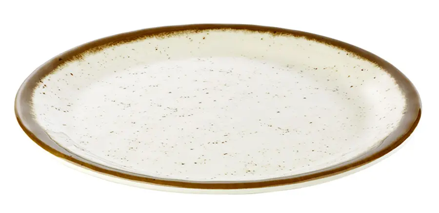 Plato Llano Melamina Stone Art 25 Cm.