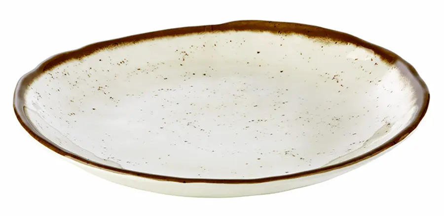 Plato Hondo Melamina Stone Art 24.5 Cm.