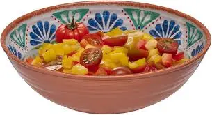 Ensaladera Melamina Arabesque 24X7 Cm.
