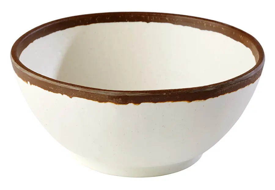 Ensaladera Crocker Melamina Beige 16X7 Cm.