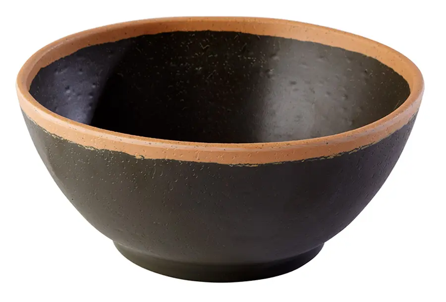 Ensaladera Crocker Melamina Marron 16X7 Cm.