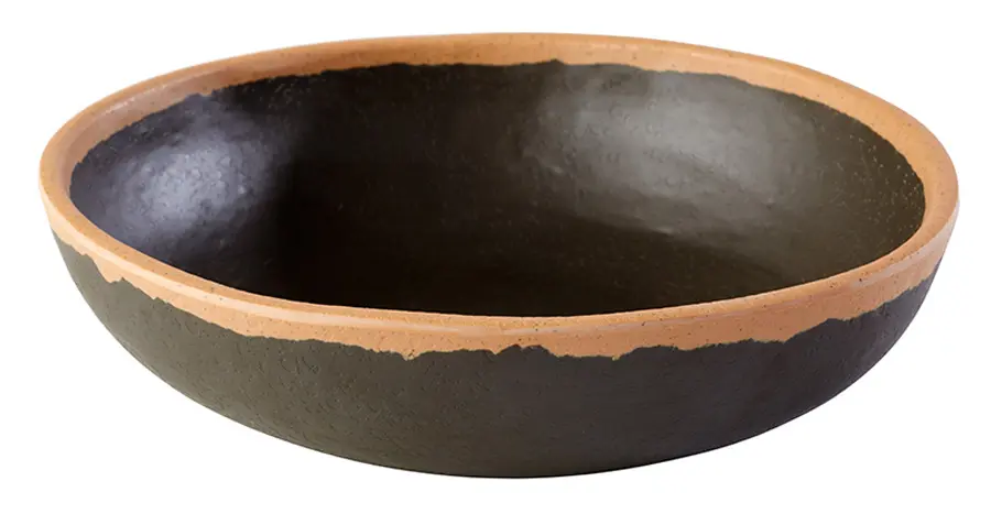 Ensaladera Crocker Melamina Marron 16.5X4 Cm.