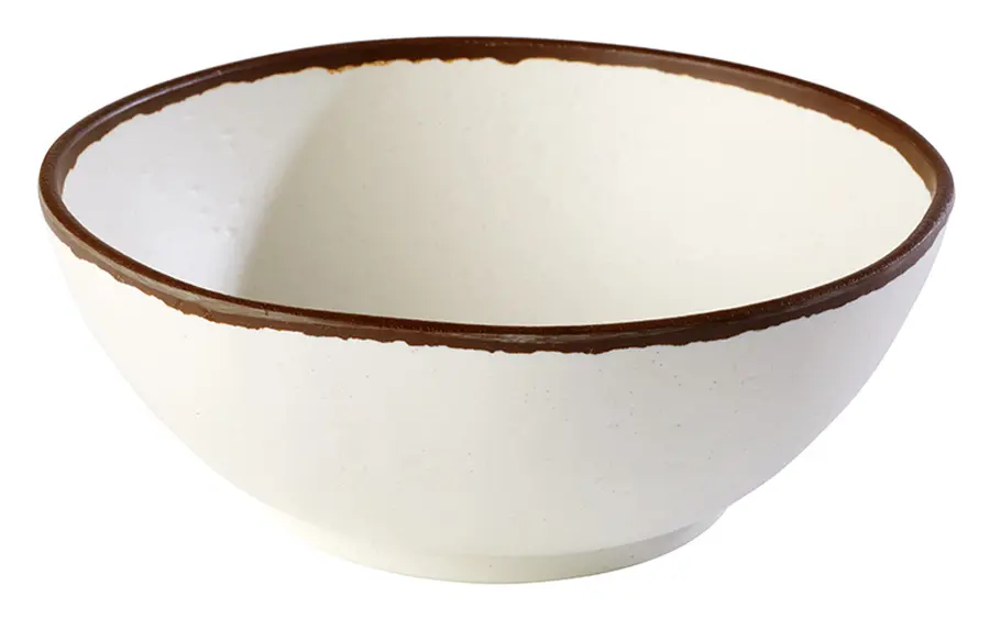Ensaladera Crocker Melamina Beige 21 Cm.