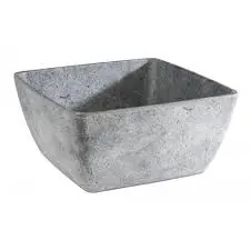 Ensaladera Element Melamina Gris 25X25X12 Cm.