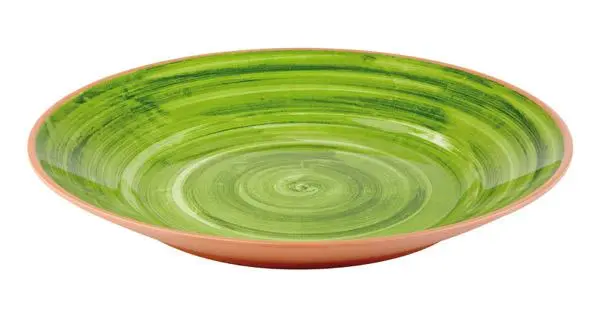 Plato Buffet La Vida Melamina Verde 32X3,5 Cm.