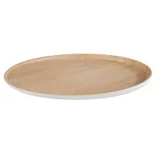 Bandeja Frida Melamina Blanca Inclinada 31,5 Cm.