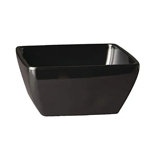 Bol Pure Melamina Negro 9X9 Cm.