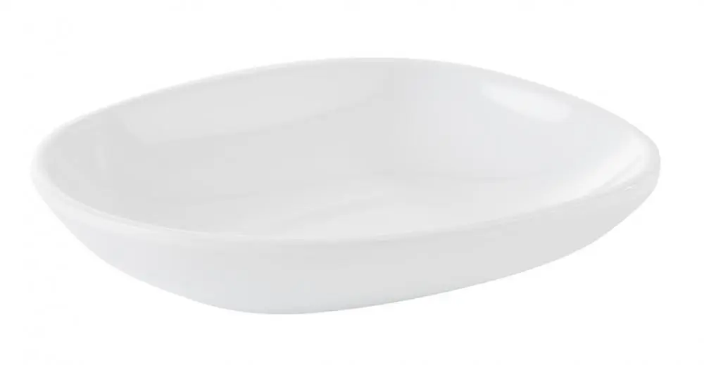 Bol Degustacion Mini Melamina Blanca 10,5X8,5X2 Cm.