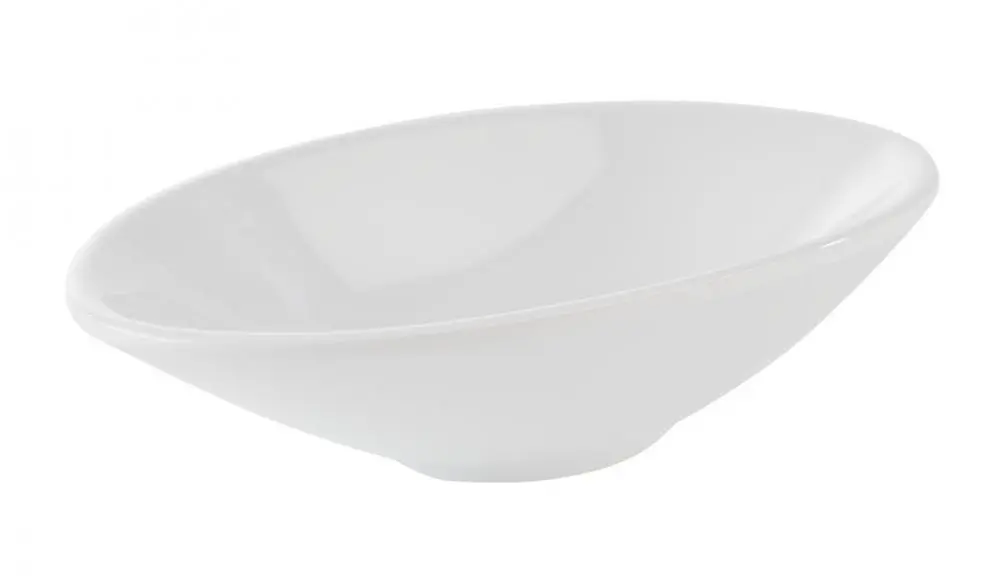 Bol Degustacion Mini Melamina Blanco 13,5X7,5X3 Cm.