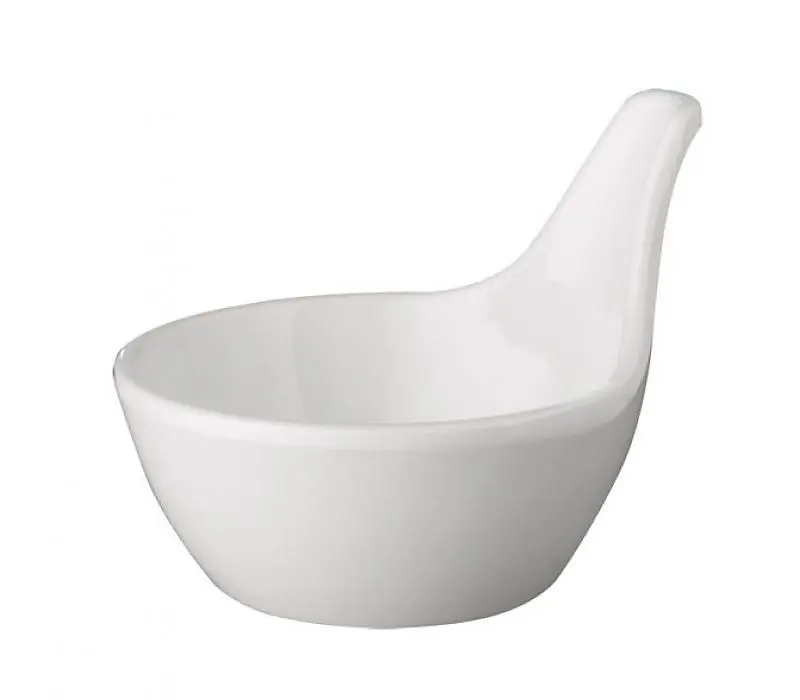 Bol Gourmet Melamina Blanco 7X6 Cm.