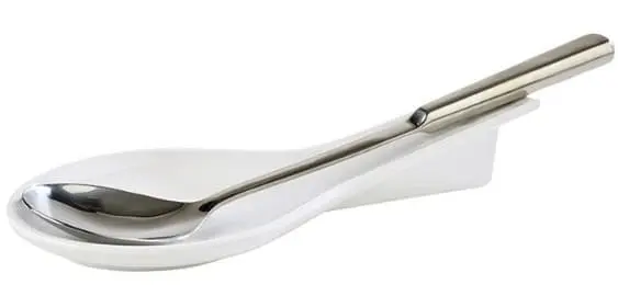 Reposa Cucharas Melamina Blanco Spoon 26X10,5X5 Cm.