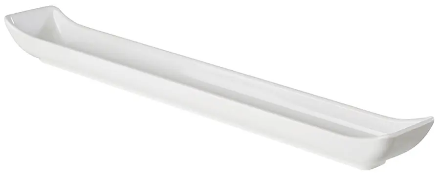 Fuente Degustacion Melamina Blanca 35X4,5X3 Cm.