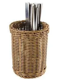 Cubilete Cubiertos Rattan 12X15 Cm.