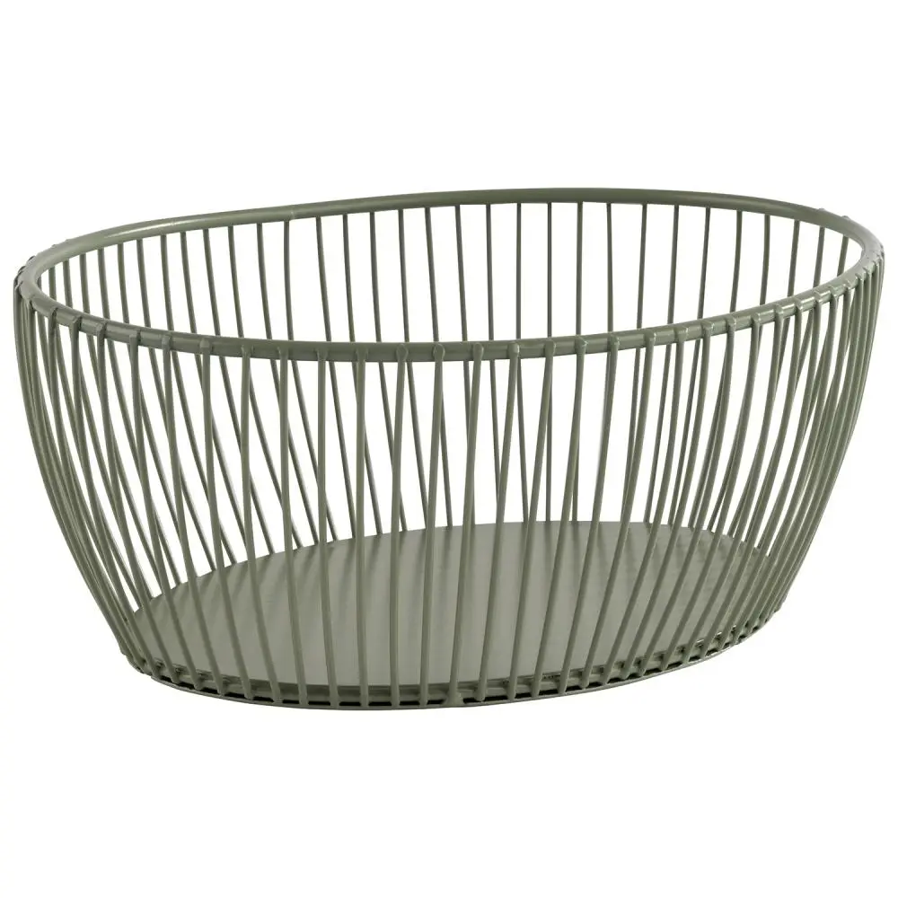 Cesta Metalica Svart Verde 20X15 Cm.