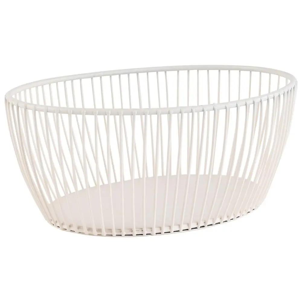 Cesta Metalica Blanca Svart 20X15 Cm.