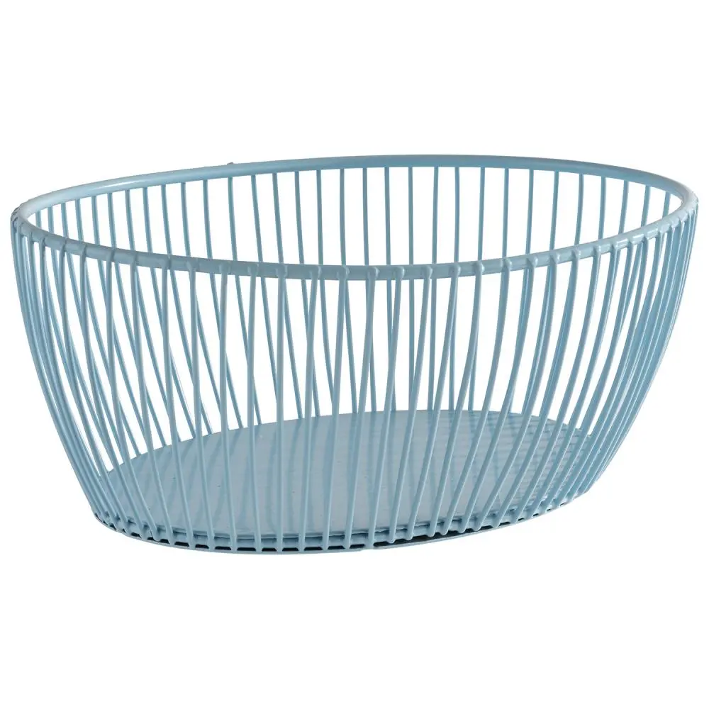 Cesta Metalica Svart Azul 20X15 Cm.