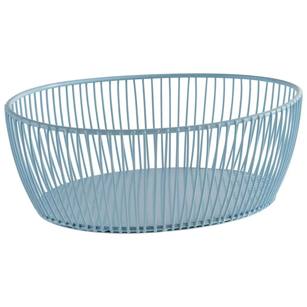 Cesta Metalica Svart Azul 24X19 Cm.