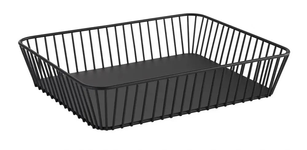 Cesta Metalica Negra Gn. 1/2 7,5 Cm.