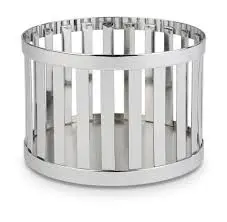 Pedestal / Cesta Buffet Cromo 15X10.5 Cm.