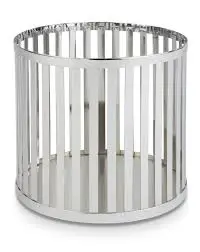 Pedestal / Cesta Buffet Cromo 21X20 Cm.