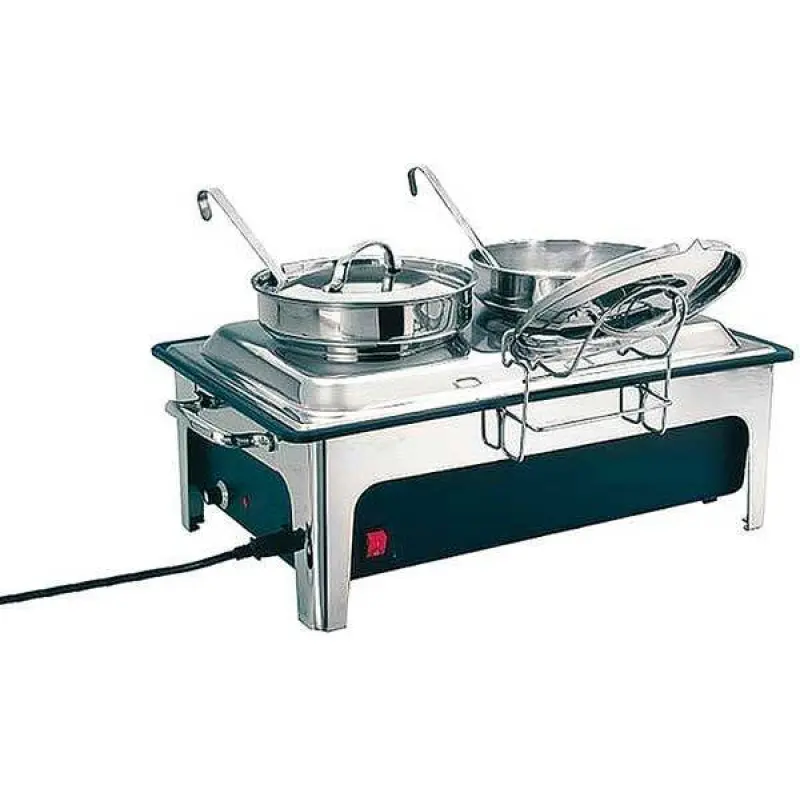 Tapa Chafing Dish 1/1 Para Dos Ollas
