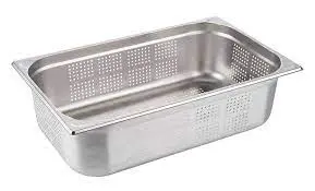 Cubeta Gn. Perforada Inox. 1/1 150